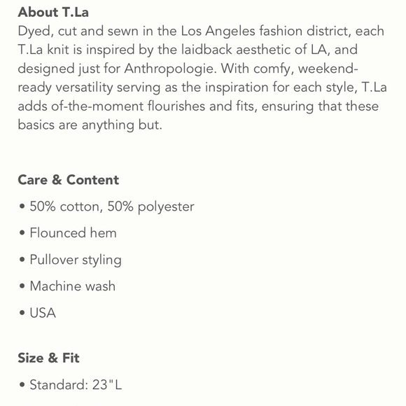 {t.la} kenwood ruffled pullover - Picture 5 of 5